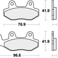 Sbs Brake Pads Front For Honda CA 125 Rebel 1995 - 1996