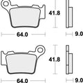 Sbs Brake Pads Rear For Husqvarna SM 450 RR 2006 - 2010