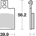 Sbs Brake Pads Front For Aprilia 125 Leonardo 1997 - 1998