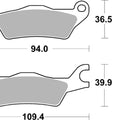Sbs Brake Pads Front For Suzuki Gsx - R 125 Rlx 2017 2024