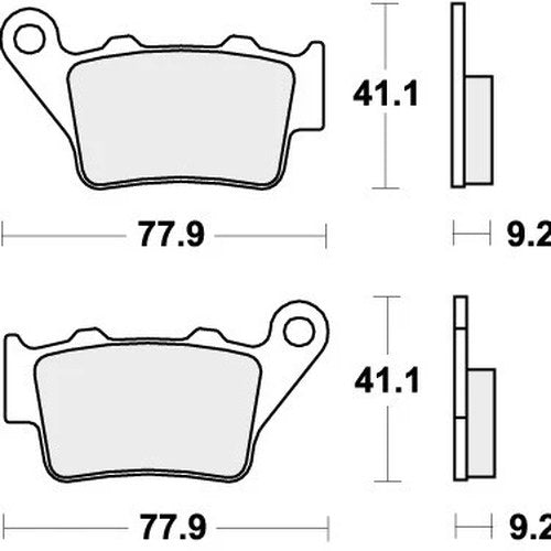 Sbs Brake Pads Rear For Yamaha Xtz 700 Tenere 2019 - 2024