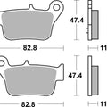 Sbs Brake Pads Rear For Sym 600 i Maxsym Sport 2018 - 2019