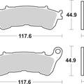 Sbs Brake Pads Front For Honda Fjs 600 Silverwing 2009 - 2018