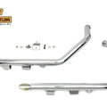 Wyatt Gatling Exhaust Drag Pipe Set Slash Cut for Harley-Davidson