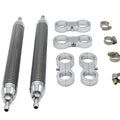 Oil Cooler Set Twin Style Billet Chrome for Harley-Davidson