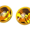 4-1/2 inch Amber Sealed Beam 12 Volt Spotlamp Set for Harley-Davidson