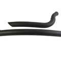 Curved Radius 2 inch Drag Pipe Set Black for Harley-Davidson