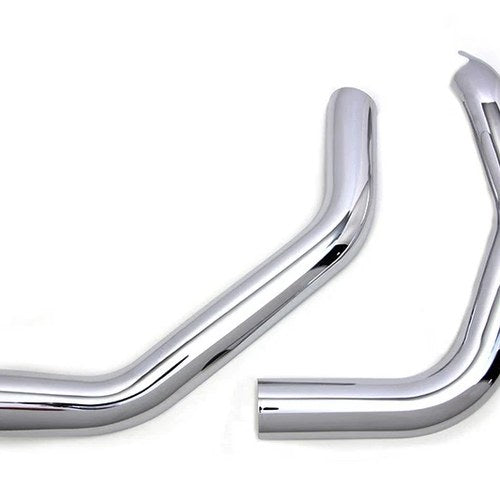 Plain Heat Shield Set Chrome for Harley-Davidson