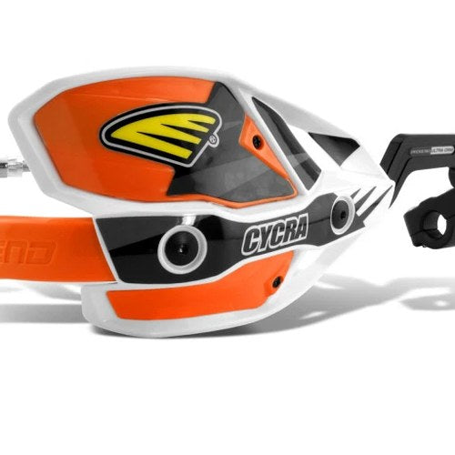 Cycra 1-1/8in Clamp w/White Shields/Orange Covers