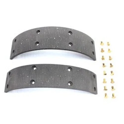Rear Brake Shoe Lining Set with Rivets for Harley-Davidson