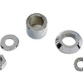 Front Axle Spacer Kit Smooth Style Chrome for Harley-Davidson