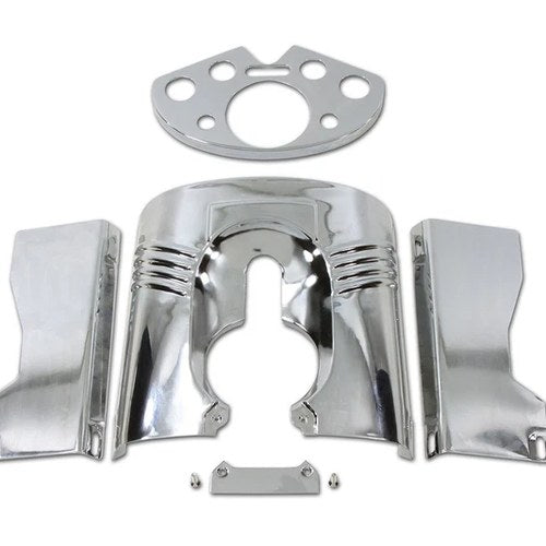 Chrome Fork Cover Set for Harley-Davidson