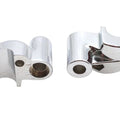 Offset Riser Stem Set Chrome for Harley-Davidson