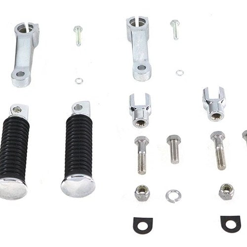 FX Footpeg Mount Kit Chrome for Harley-Davidson