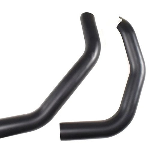 Smooth Heat Shield Set Black for Harley-Davidson