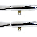 Mini Fishtail Muffler Set Chrome for Harley-Davidson
