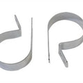 Chrome 2-7/8 inch Muffler Body and End Clamp Set for Harley-Davidson