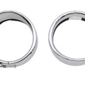 Spotlamp Frenched Trim Ring with Visor for Harley-Davidson
