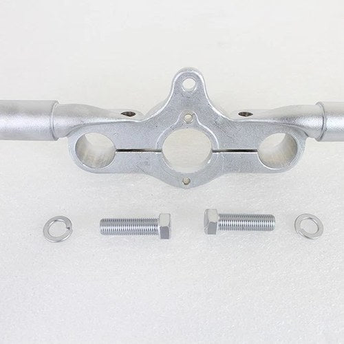 Top Triple Tree Inline Satin Nickel for Harley-Davidson