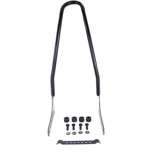 One Piece Sissy Bar Black for Harley-Davidson