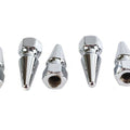 Chrome Pike Nut 1/4 inch-20 Coarse Thread for Harley-Davidson