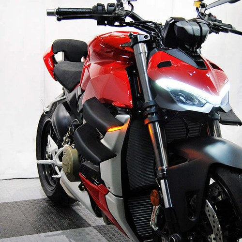 New Rage Cycles For 22+ Ducati Streetfighter V4/ 2020 V2 Front Turn Signals