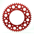 Renthal For 86-02 Honda CR 80 Rear Grooved Sprocket - Red 420-49P Teeth