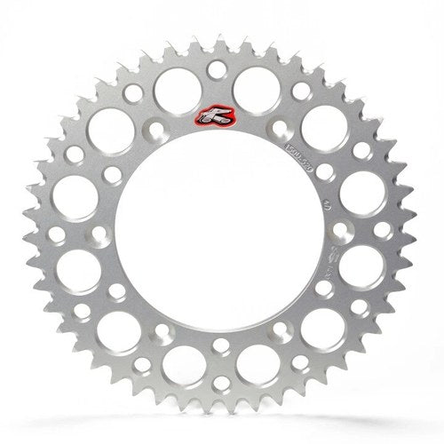 Renthal For 08-23 Kawasaki KLX140L Rear Grooved Sprocket - Silver 428-51P Teeth