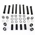 M8 Pushrod Cover Kit Black for Harley-Davidson