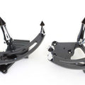 Black Billet Extended Forward Control Set for Harley-Davidson