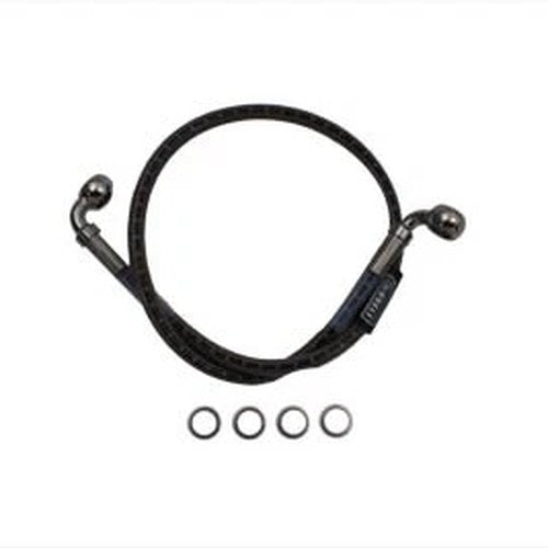 Stainless Steel 24-3/8 inch Rear Brake Hose for Harley-Davidson