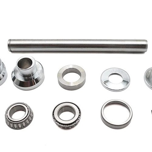3� Raked Fork Neck Cup Kit Chrome for Harley-Davidson
