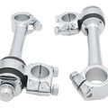 Chrome Replica 5-1/2 inch Flander Riser Set for Harley-Davidson
