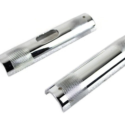 1-1/4 inch Handlebar Riser Adapter Sleeve Spacer Set Chrome for Harley-Davidson