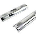 1-1/4 inch Handlebar Riser Adapter Sleeve Spacer Set Chrome for Harley-Davidson
