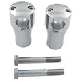 3 inch Solid Billet Riser Set Chrome for Harley-Davidson