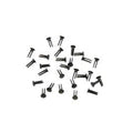Footboard Black Rivets for Harley-Davidson