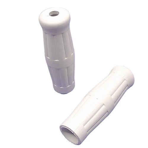 White Grip Set 1909 Style for Harley-Davidson