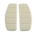 Footboard White Mat Set for Harley-Davidson