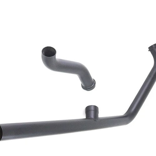 Kick or Electric Exhaust Header Kit Black for Harley-Davidson