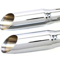 Chrome Mini Exhaust Tip Set for Harley-Davidson