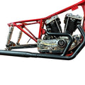Alphabet XL Exhaust Header Set Black for Harley-Davidson