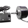 Black 17 Amp 12 Volt Alternator Generator Conversion Kit for Harley-Davidson