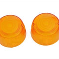 Turn Signal Lens Set Stock Style Amber for Harley-Davidson