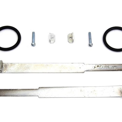 Replica Cadmium Intake Manifold Clamp Set for Harley-Davidson
