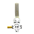 Chrome Petcock with Nut and 90� Left Outlet for Harley-Davidson
