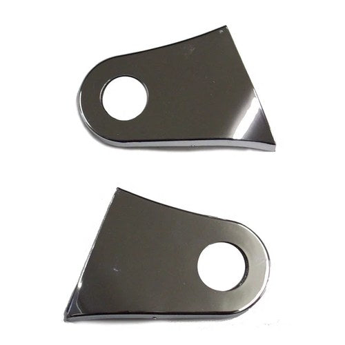 Gas Tank Bracket Cover Set Chrome for Harley-Davidson