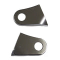 Gas Tank Bracket Cover Set Chrome for Harley-Davidson