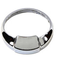Chrome 3.75 inch Speedometer Visor for Harley-Davidson