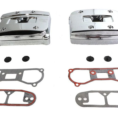 Chrome Rocker Box Cover Set for Harley-Davidson